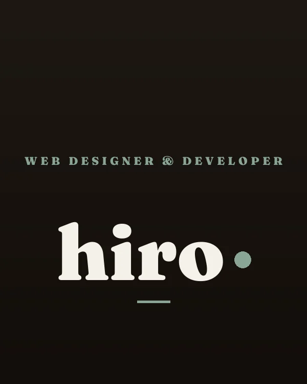 Web Designer & Developer hiro のブランドロゴ